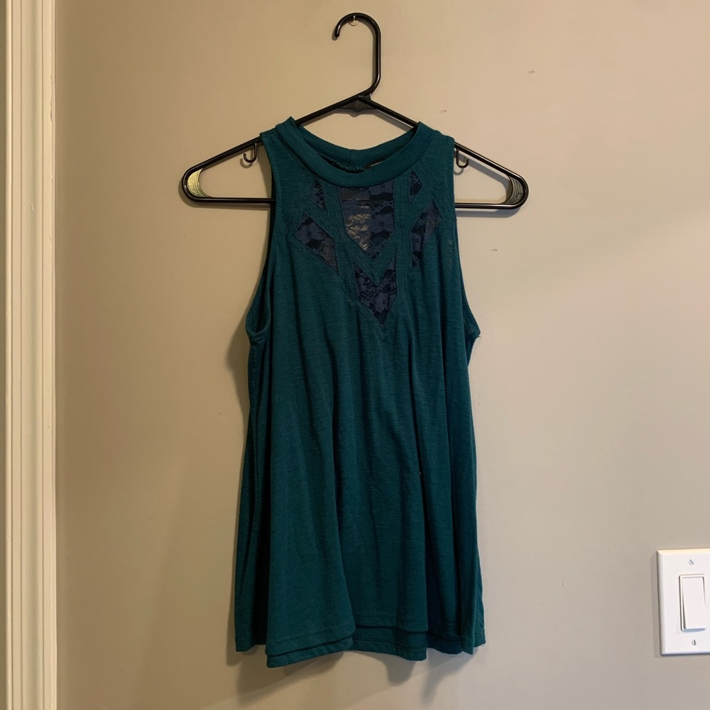 Teal tank top